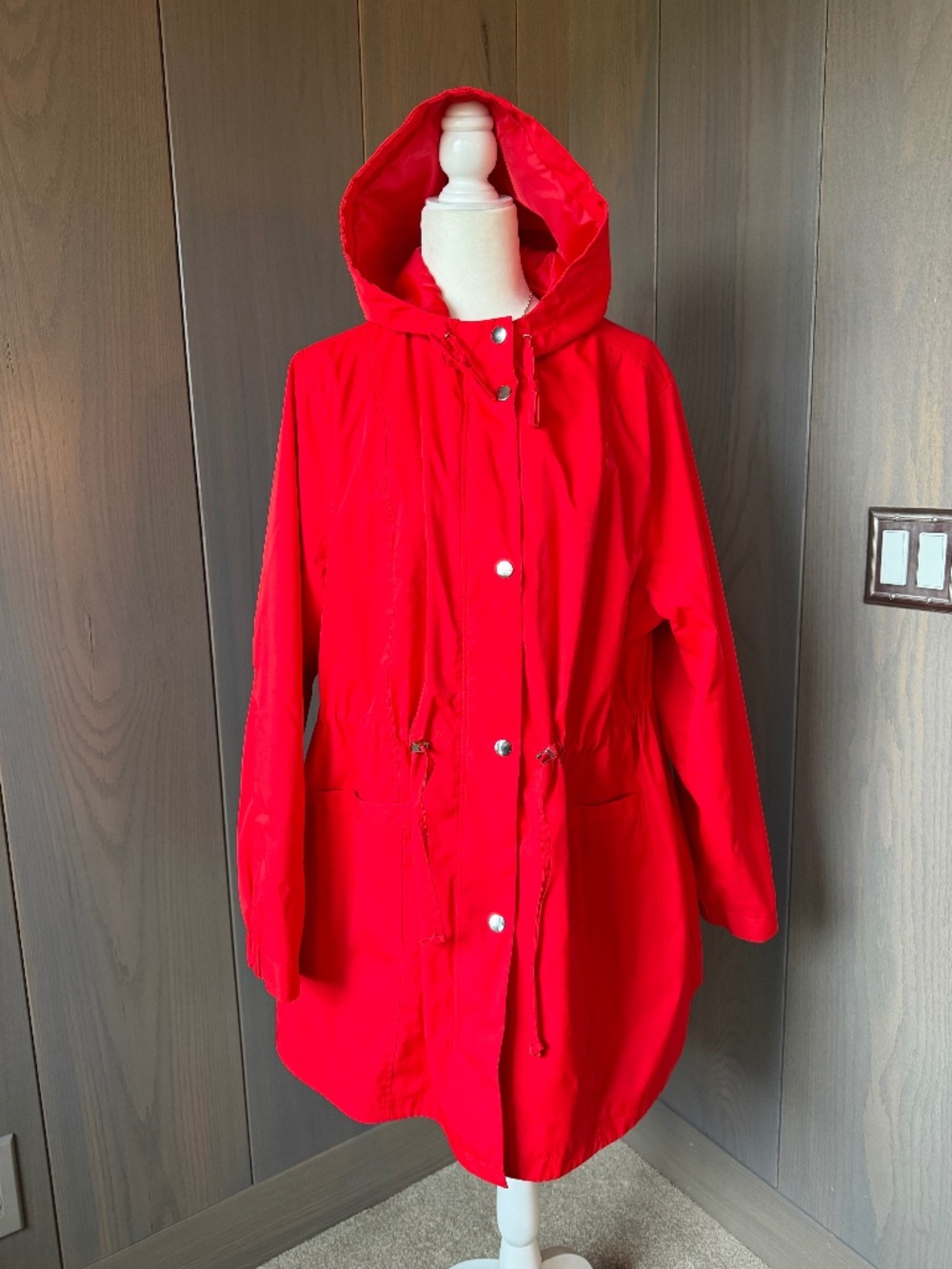 In Every Story… Anorak Water Resistant Red 1X